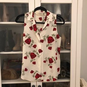 Equipment rose blouse